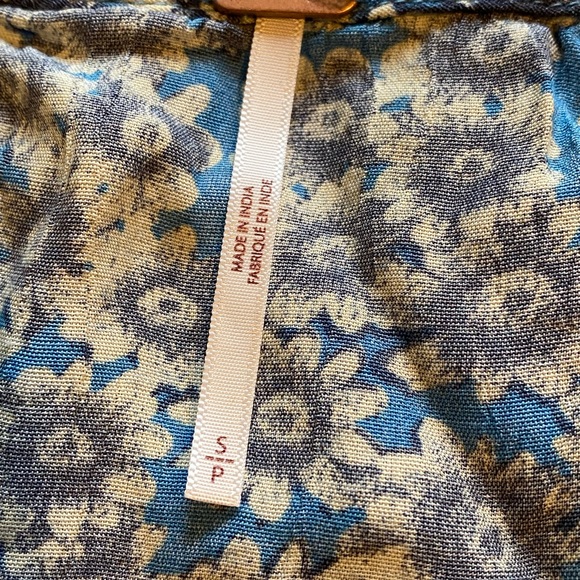 Free People Blue Floral Minidress - Picture 3 of 5